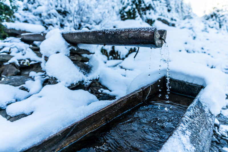 中央アルプスの豊かな水資源